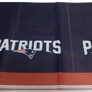New England Patriots Tablecloth Plastic Banner Super Bowl
